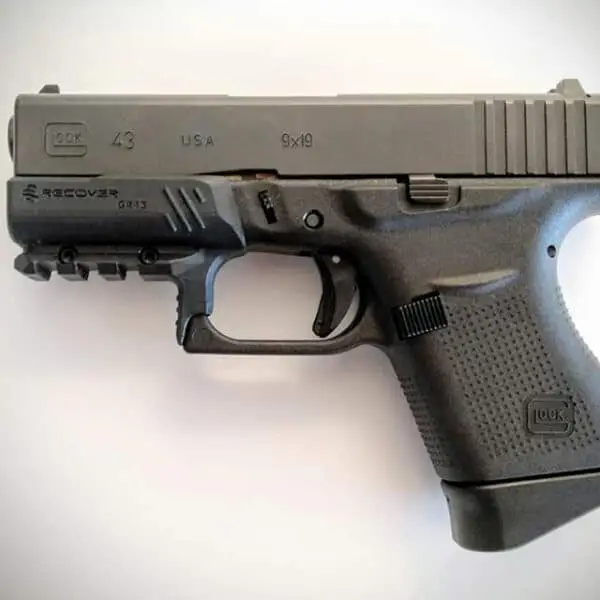 Adaptateur de rail Glock G43, G43X, G48 - Recover Tactical - Image 3
