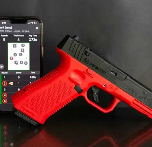 Discover Mantis Titan X and other laser training pistols for Glock and SIG.